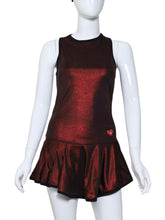 Load image into Gallery viewer, Andrea Dress Short Shimmer Red