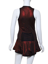 Load image into Gallery viewer, Andrea Dress Short Shimmer Red