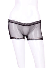 Load image into Gallery viewer, Black LOVE Shorties With Mesh