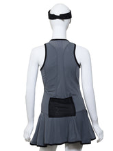 Load image into Gallery viewer, Andrea Dress Short Holey Grey