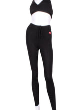 Load image into Gallery viewer, This is our limited edition high waist leggings. This piece has a silky soft and quick-drying with a convenient back pocket for your tennis balls. We make these in very small quantities - by design.