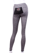 Load image into Gallery viewer, This is our limited edition high waist leggings. This piece has soft and quick-drying with back pocket for your tennis balls. We make these in very small quantities - by design. Unique. Luxurious. Comfortable. Cool. Fun.