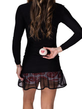 Load image into Gallery viewer, The Monroe Dress offers a little more coverage around the chest and the arms, but delicately shows your feminine curves. Our dress is fitted, and flares out at the skirt. It is perfect for tennis, running and golf, and of course, a trip to your after-court party with your friends. It was designed for confident women like you!