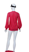 Load image into Gallery viewer, Long Sleeve Warm Up Top - Holey Pink