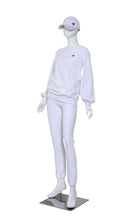 Load image into Gallery viewer, Long Sleeve Warm Up Top - White Velvet