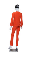 Load image into Gallery viewer, Long Sleeve Warm Up Top - Orange