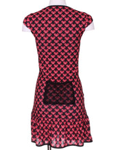 Load image into Gallery viewer, The Monroe Dress offers a little more coverage around the chest and the arms, but delicately shows your feminine curves. Our dress is fitted, with a feminine ruffle at the bottom. It is perfect for tennis, and of course, a trip to your after-court party with your friends. It was designed for confident women like you!