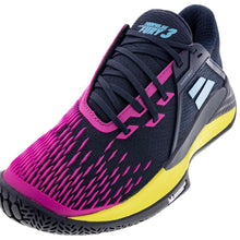 Load image into Gallery viewer, Babolat Men's Propulse Fury 3 All Court Tennis Shoes Dark Blue and Pink Aero