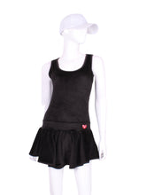 Load image into Gallery viewer, Sandra Mee Court To Cocktails Tennis Dress Black Velvet