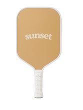 Load image into Gallery viewer, Introducing the (Cream/Sand) Paddle — a high-quality Fiberglass paddle built for players of all levels. This paddle delivers power and pop and is designed with a larger hitting surface, giving players a larger sweet spot for more consistent shots. This paddle is designed with a larger hitting surface, giving players a larger sweet spot for more consistent shots.