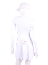 Load image into Gallery viewer, The Adeline Dress offers a playful, fun, and very flirty look. Offers a sweetheart neckline, empire waist and flowing A-line skirt. It is perfect for tennis, running and golf (with our Leg Lengthening Leggings), and of course, a trip to your after-court party with your friends. It was designed for confident women like you!