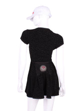 Load image into Gallery viewer, The Adeline Dress offers a playful, fun, and very flirty look. Offers a sweetheart neckline, empire waist and flowing A-line skirt. It is perfect for tennis, running and golf (with our Leg Lengthening Leggings), and of course, a trip to your after-court party with your friends. It was designed for confident women like you!