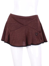 Load image into Gallery viewer, Triangle Brown Skirt with Black Trim