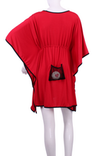 Load image into Gallery viewer, Red Cleo Sneakers to Flip Flops Tennis Dress - I LOVE MY DOUBLES PARTNER!!!