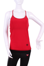 Load image into Gallery viewer, Red Tiny Tank - I LOVE MY DOUBLES PARTNER!!!