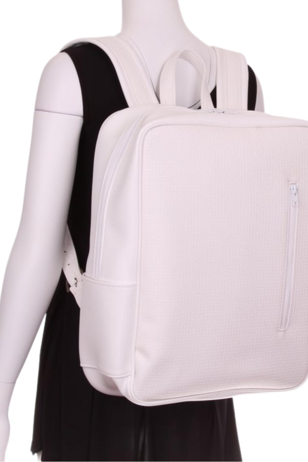 Pure White Silver Buckle LOVE Tennis Backpack Tennis Bags Luxury