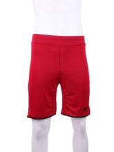 Load image into Gallery viewer, This is our limited edition Short Men’s Shorts Red. This piece has a silky and soft fabric. We make these in very small quantities - by design. Unique. Luxurious. Comfortable. Cool. Fun.