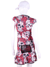 Load image into Gallery viewer, Limited Skull + Roses Monroe Tennis Dress