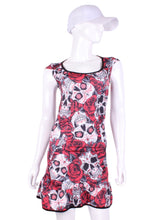 Load image into Gallery viewer, Limited Skull + Roses Monroe Tennis Dress