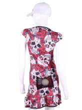 Load image into Gallery viewer, Limited Skull + Roses Monroe Tennis Dress