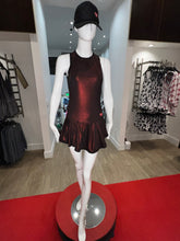 Load image into Gallery viewer, Andrea Dress Short Shimmer Red
