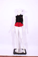Load image into Gallery viewer, Red + Burned Black Leopard Reversible Vest
