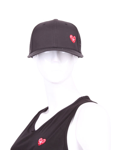 Black Hat + Red Heart & Holey Back with the 