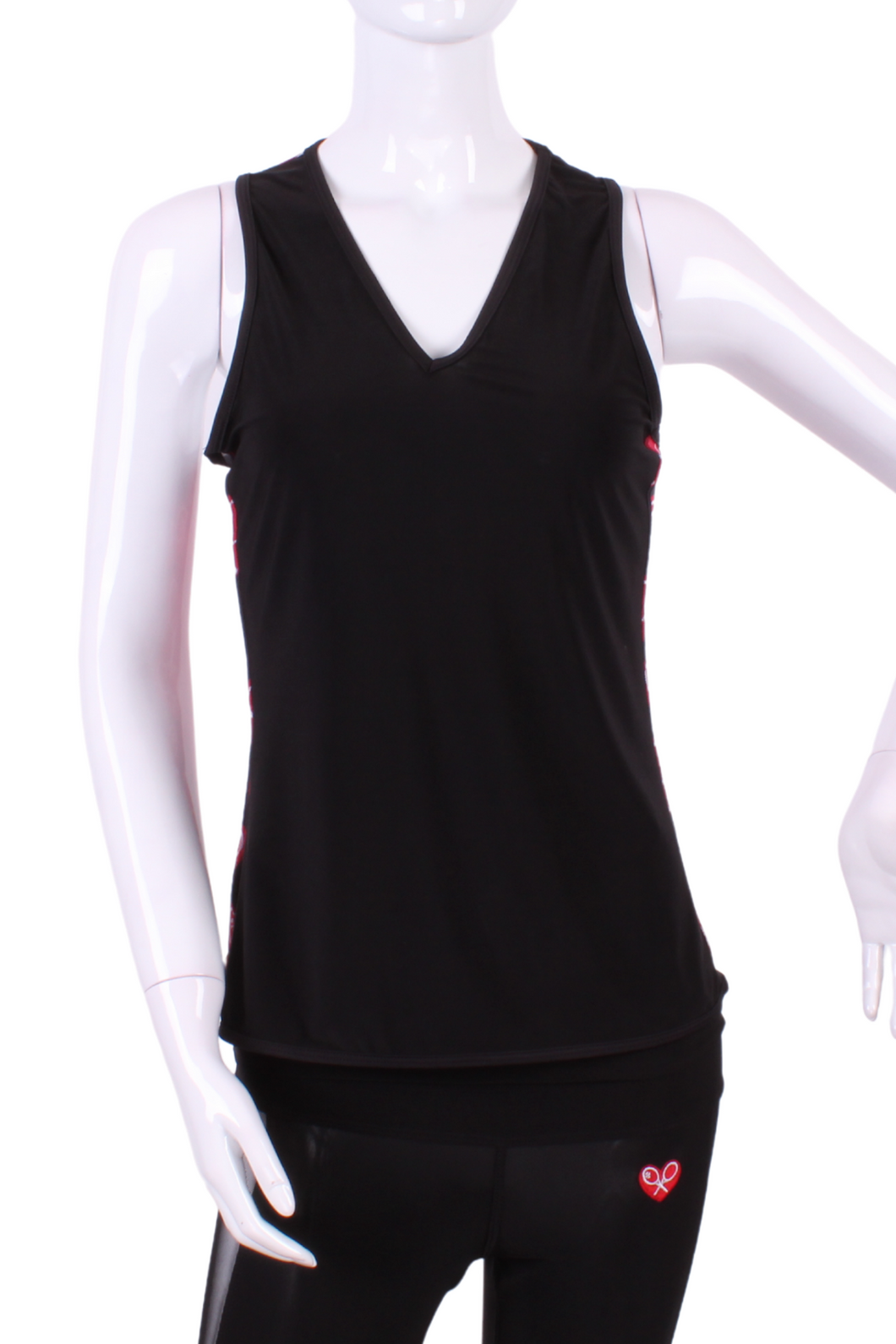 The simply elegant Vee Tank has a little vee in the front and a razor back.  Designed by a tennis player for comfort AND luxury - the pattern is made for a real woman’s body with curves and all!