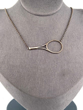 Load image into Gallery viewer, Diamonds Galore 1.5&quot; Tennis Racket Necklace
