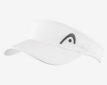 Load image into Gallery viewer, This performance visor is the perfect combination of lightweight protection and comfort. With its adjustable velcro strap and UV protection, it’s designed specifically to keep hair, sun, and sweat out of your face during intense matches. This tournament-approved women’s visor provides reliable protection with a perfectly-sized iconic look.
