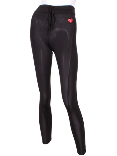 This is our limited edition high waist leggings.  This piece has a silky soft and quick-drying with a convenient back pocket for your tennis balls.  We make these in very small quantities - by design.