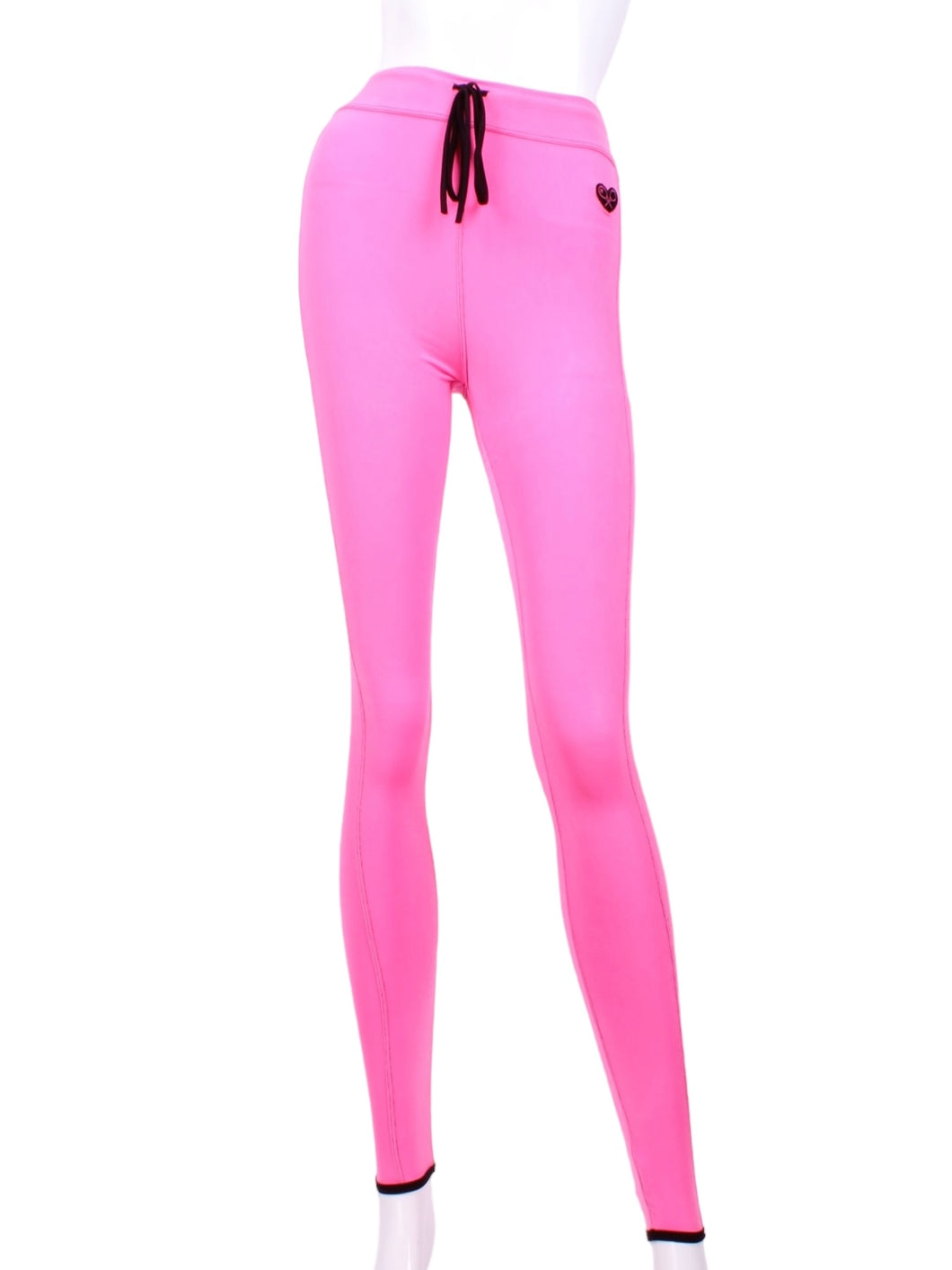 This is our limited edition high waist leggings.  This piece has a silky soft and quick-drying with back pocket for your tennis balls.  We make these in very small quantities - by design.  Unique.  Luxurious.  Comfortable.  Cool.  Fun.