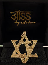 Load image into Gallery viewer, Love Star of David Pendant - Textured
