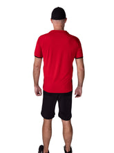 Load image into Gallery viewer, New for 2022 - Stay cool on the court with our new men&#39;s original Polo Shirt. It is super soft and has light mesh on the sides so your body can breath while playing.
