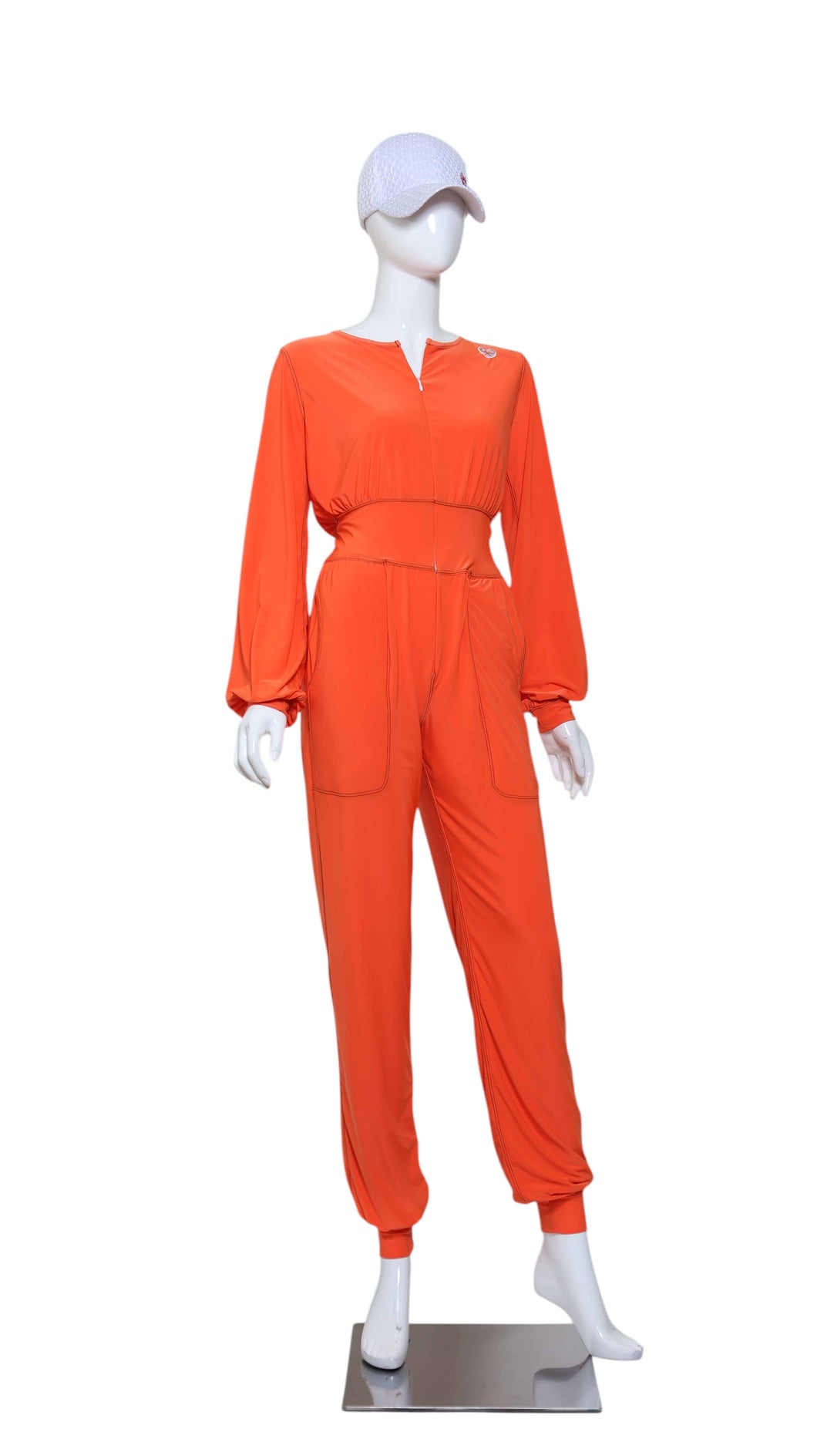 Long Sleeve Onesie Orange