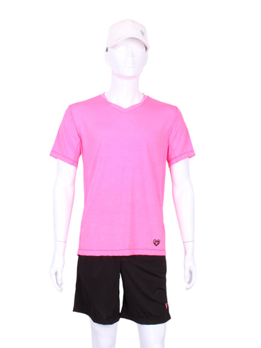 This is our limited edition Men’s V-Neck.  This piece has a silky and soft fabric.   We make these in very small quantities - by design.  Unique.  Luxurious.  Comfortable.  Cool.  Fun.