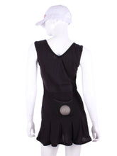Load image into Gallery viewer, The Angelina Dress is from our sophisticated and elegant collections, for women with a flair for looking good. Our dress is fitted through the bodice, and flares out at the skirt. It is perfect for tennis, running and golf, and of course, a trip to your after-court party with your friends. It was designed for confident women like you! 
