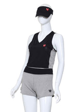 Load image into Gallery viewer, Mini Top Black &amp; Grey
