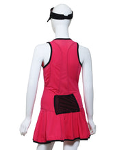 Load image into Gallery viewer, Andrea Dress Short Holey Pink
