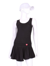 Load image into Gallery viewer, Sandra Mee Court To Cocktails Tennis Dress Soft Black
