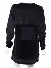 Load image into Gallery viewer, Erika Dress Black Velvet
