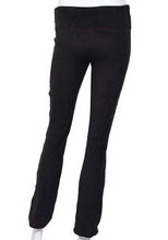 Load image into Gallery viewer, Black Dimple With Red Stitching Baggy Warm Up Pants
