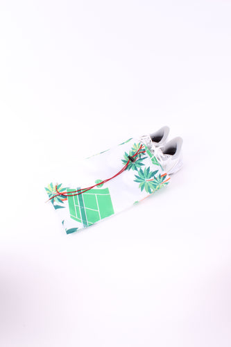 Our new super cute shoe bags for your tennis shoes to prevent dirt in your tennis bag. 