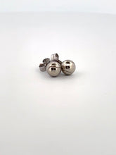 Load image into Gallery viewer, Tennis Ball Solid Gold Stud Earrings
