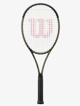 Load image into Gallery viewer, The Blade 98 (16x19) v8 pairs captivating design with a new layup to better accommodate the more modern, vertical swing path commonly used by competitive players.
