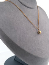 Load and play video in Gallery viewer, New Gold Ball Tennis Necklace
