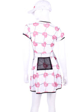 Load image into Gallery viewer, Limited The Adeline Court To Cocktail Dress Raspberry Hearts &amp; Net
