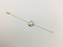 Load image into Gallery viewer, Ball + Heart Gold Bracelet - I LOVE MY DOUBLES PARTNER!!!
