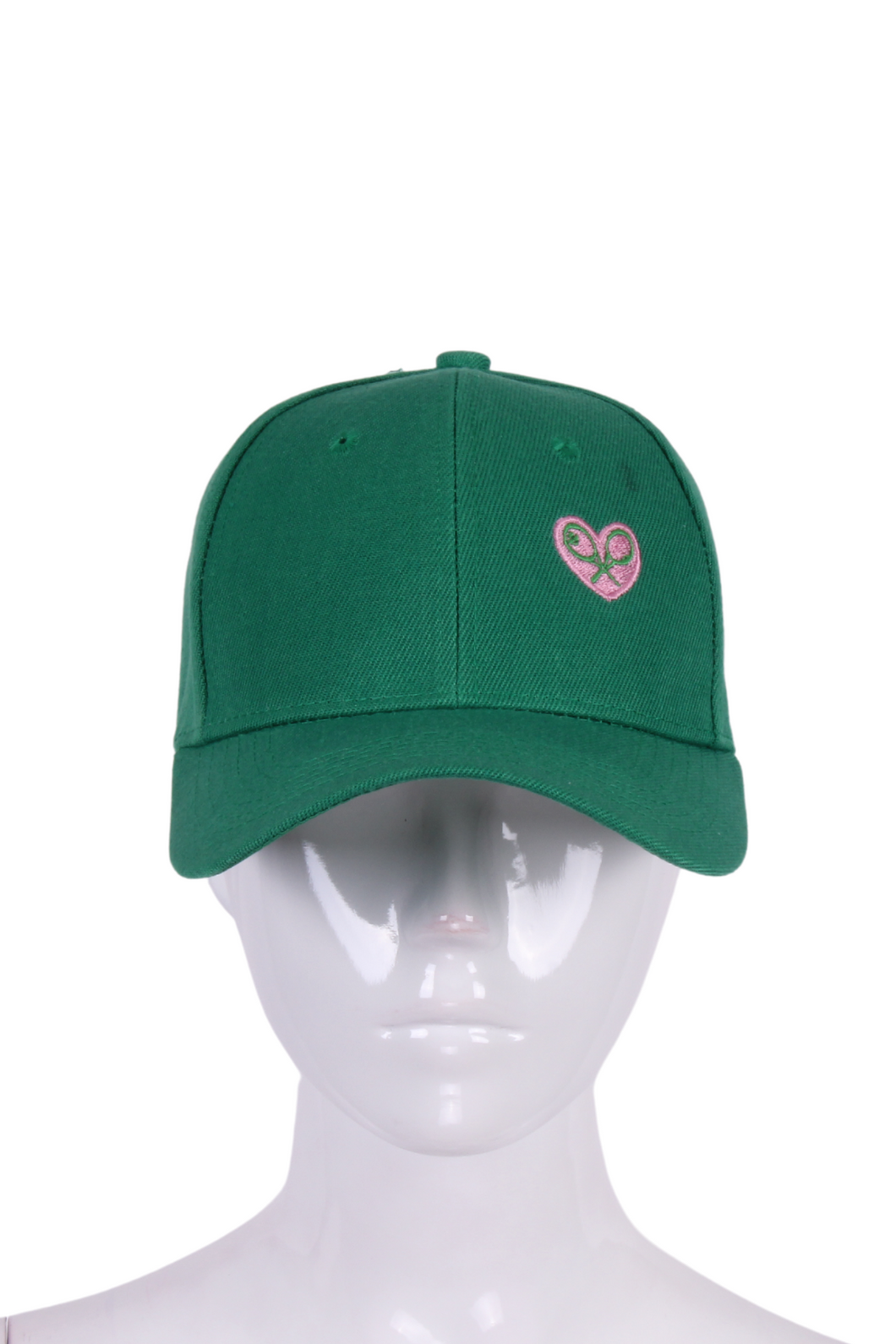 Spring Collection Trucker Hat with Pink Heart + Rackets Logo - I LOVE MY DOUBLES PARTNER!!!