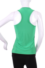 Load image into Gallery viewer, Green Vee Tank - I LOVE MY DOUBLES PARTNER!!!
